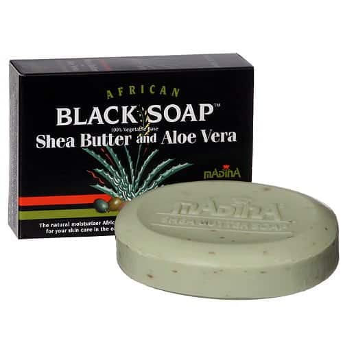 Black Soap with shea butter image 0