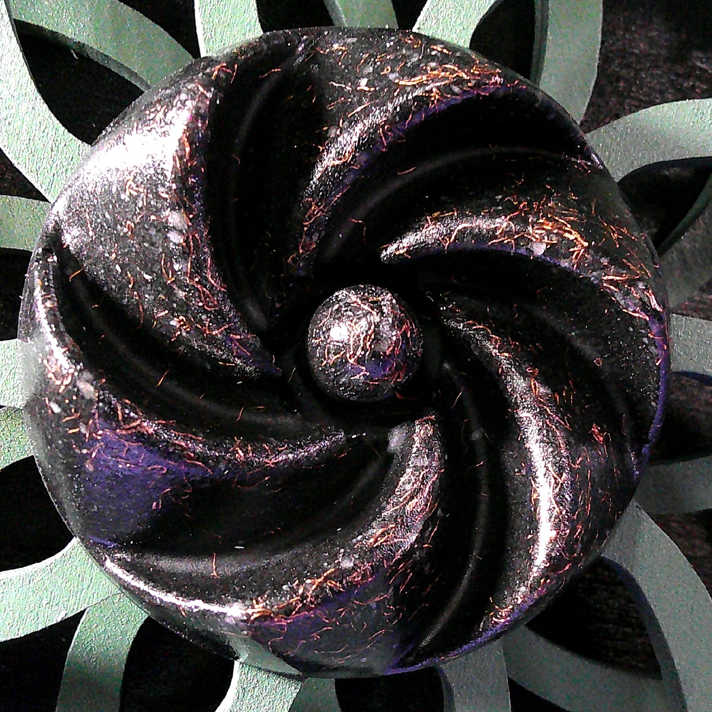 Electric Kinetic Orgone Energy Moss Green Spinner image 4