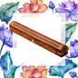 Wooden Jumbo Stick Carved Wood Compartment Burner image 0