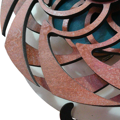 Sun Over River ~ Kinetic Tabletop Spinner image 3