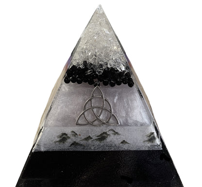 Wanderer Zen Mountain Orgone Pyramid - Shungite Activated image 3