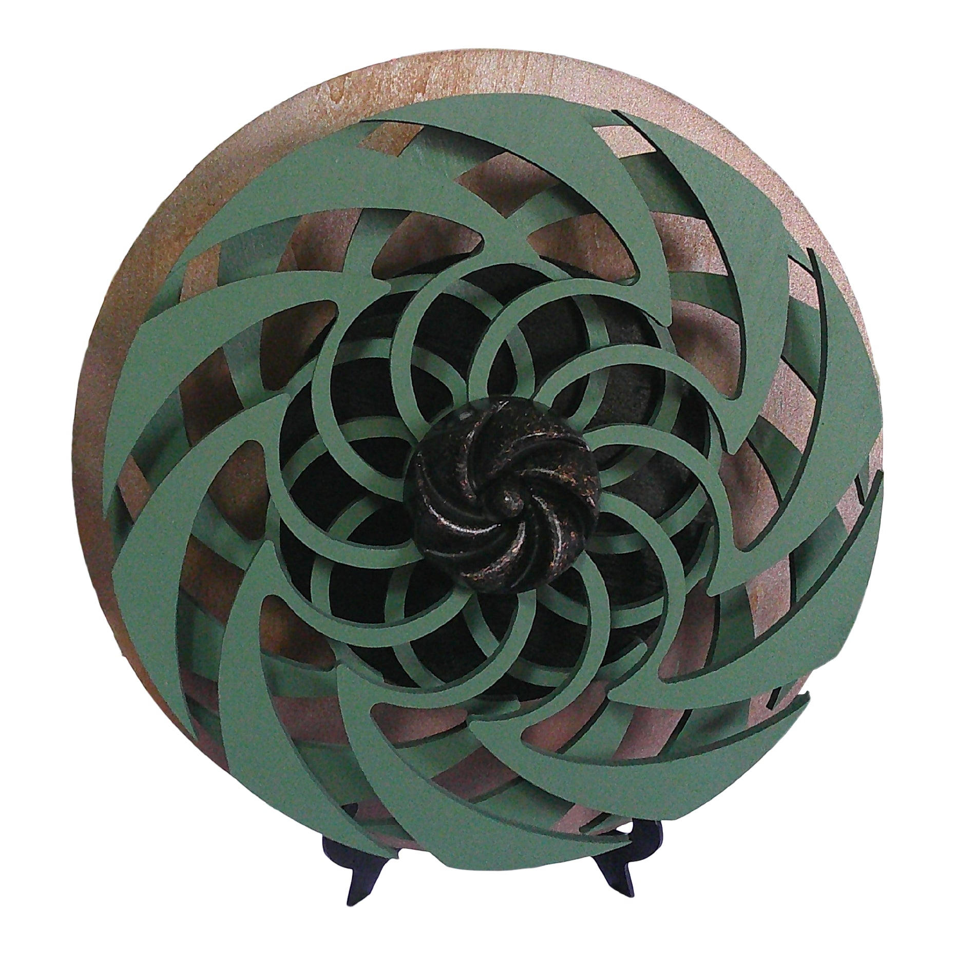 Electric Kinetic Orgone Energy Moss Green Spinner image 2