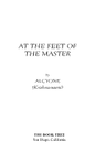 At the Feet of the Master by Alcyone image 0