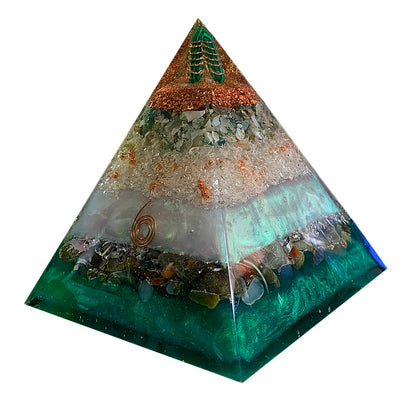 Abundance Orgone Harmonizer Pyramid over 6" tall - for personal and planetary prosperity image 5