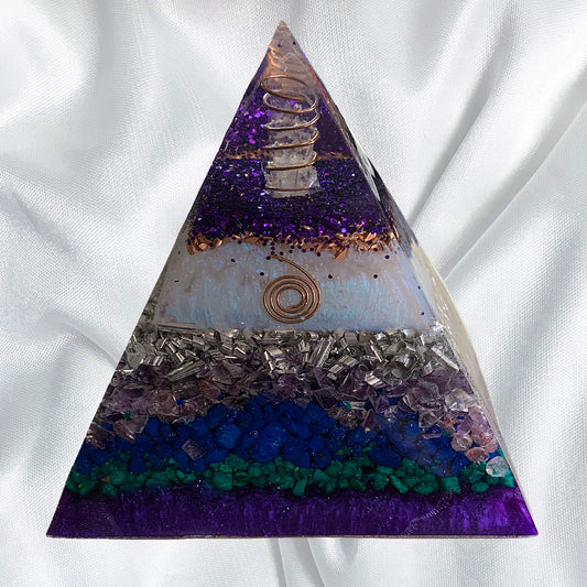 Earth and Sky Mega Orgone Pyramid- almost 3 lbs. image 0