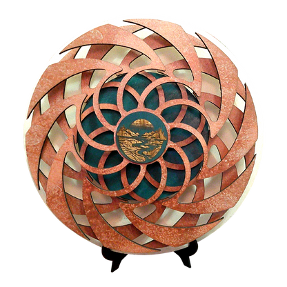 Sun Over River ~ Kinetic Tabletop Spinner image 2