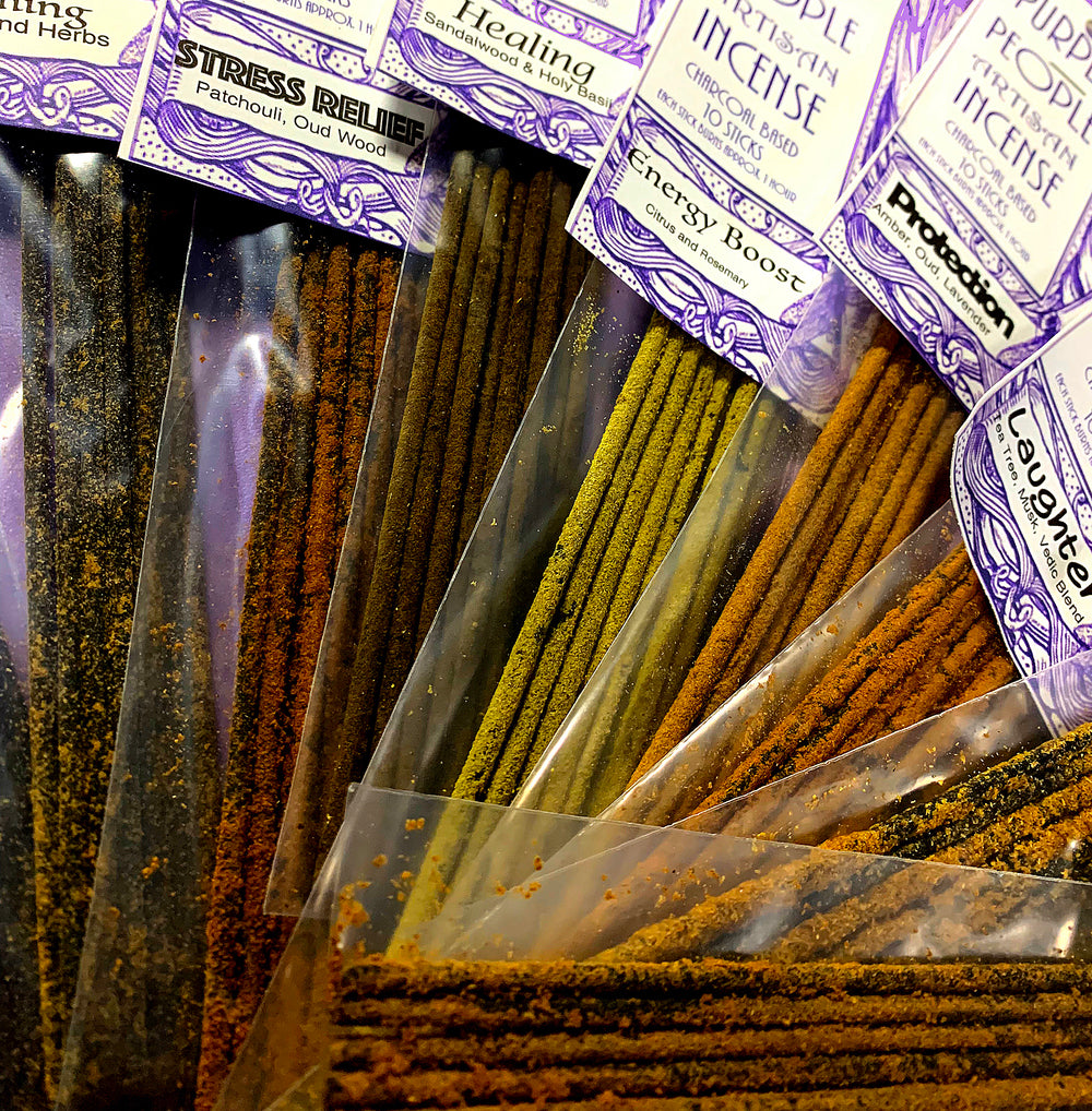 Indian Sandalwood (Chandan) - Purple People ARTISAN Incense image 2