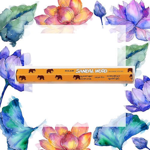 Tulasi Sandalwood Incense - Very rich, strong sandalwood image 0