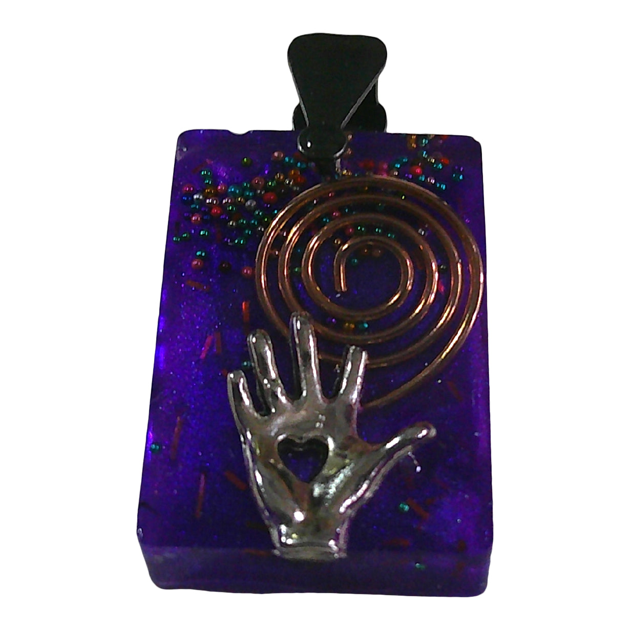 Healing Hand Orgone Energy Pendant image 1