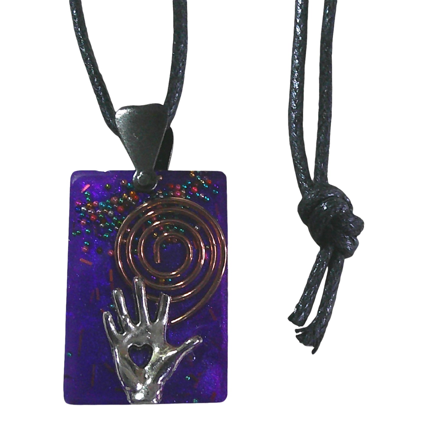 Healing Hand Orgone Energy Pendant image 0