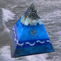 Voyager Orgone Harmonizer Pyramid - Shungite Activated, 4.5" tall - emotional balancer image 0