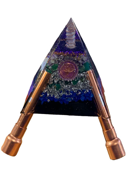 Purple Adjustable Orgone Pyramid #2 – up to 10 feet